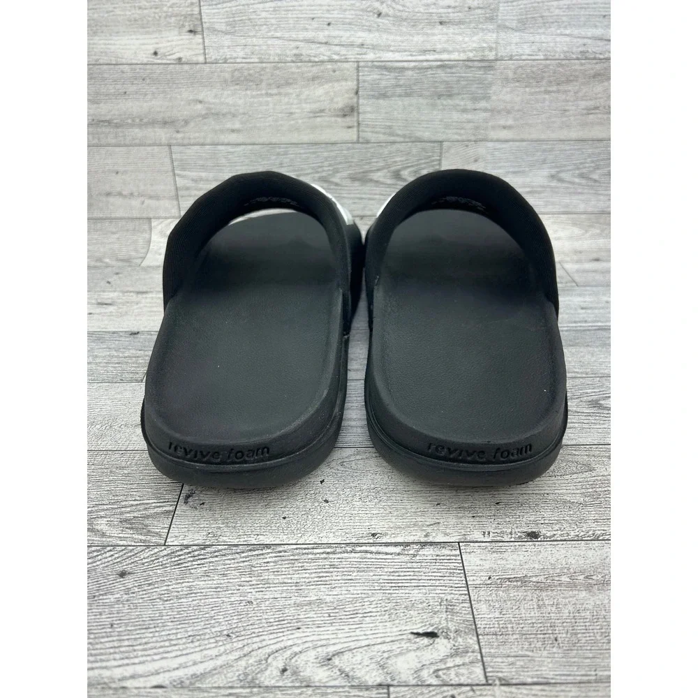 Nike Victori One Men Sz 11 Black White Slide Sandals BQ4639-012 Revive Foam
